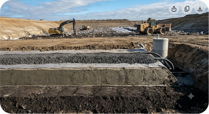 Bentonite Clay Landfill Liners & Groundwater Sealing