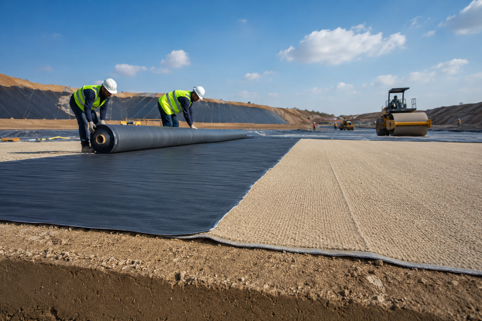 Bentonite Clay Landfill Liners & Groundwater Sealing