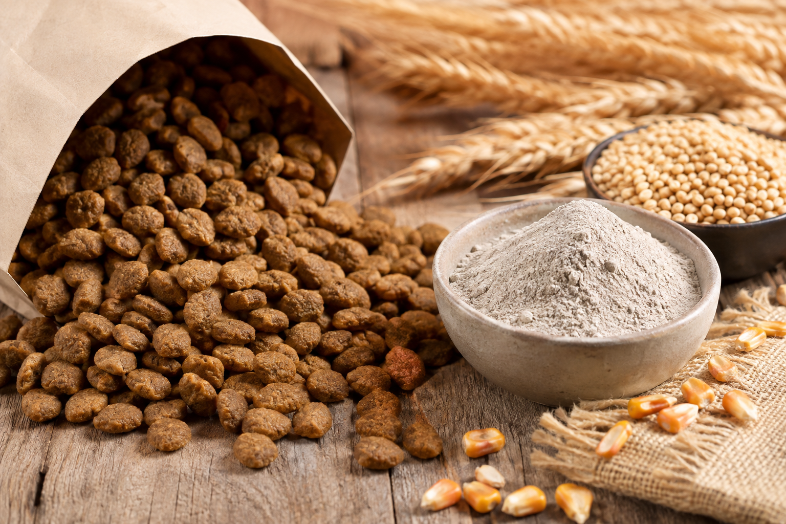 Bentonite Clumping Binder: Extend Dry Pet Food Shelf Life