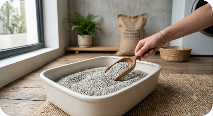Bentonite for Cat Litter: How It Controls Odor