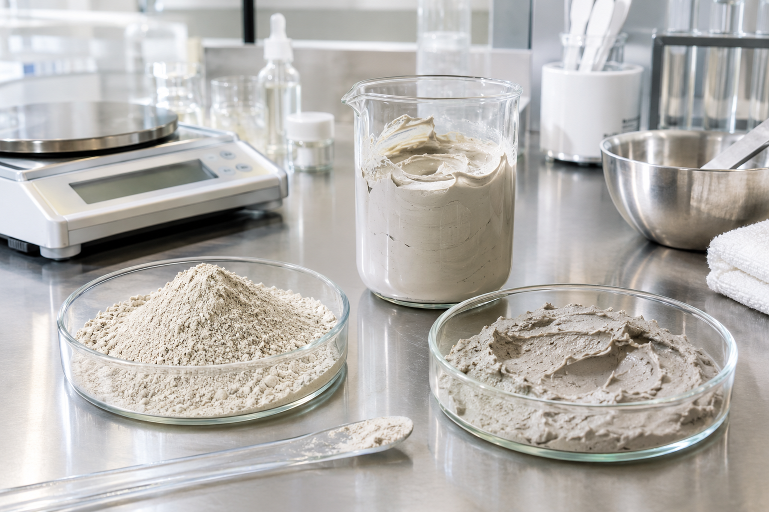 Bentonite for Cosmetics: Oil Absorption & Texture Benefits