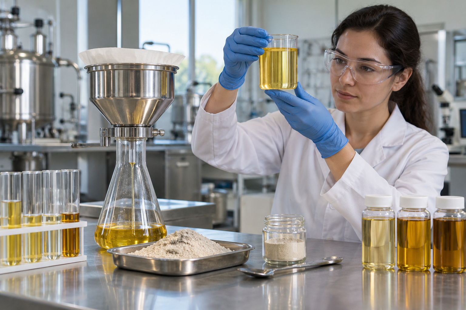 Bentonite for Edible Oil Bleaching: Process Guide