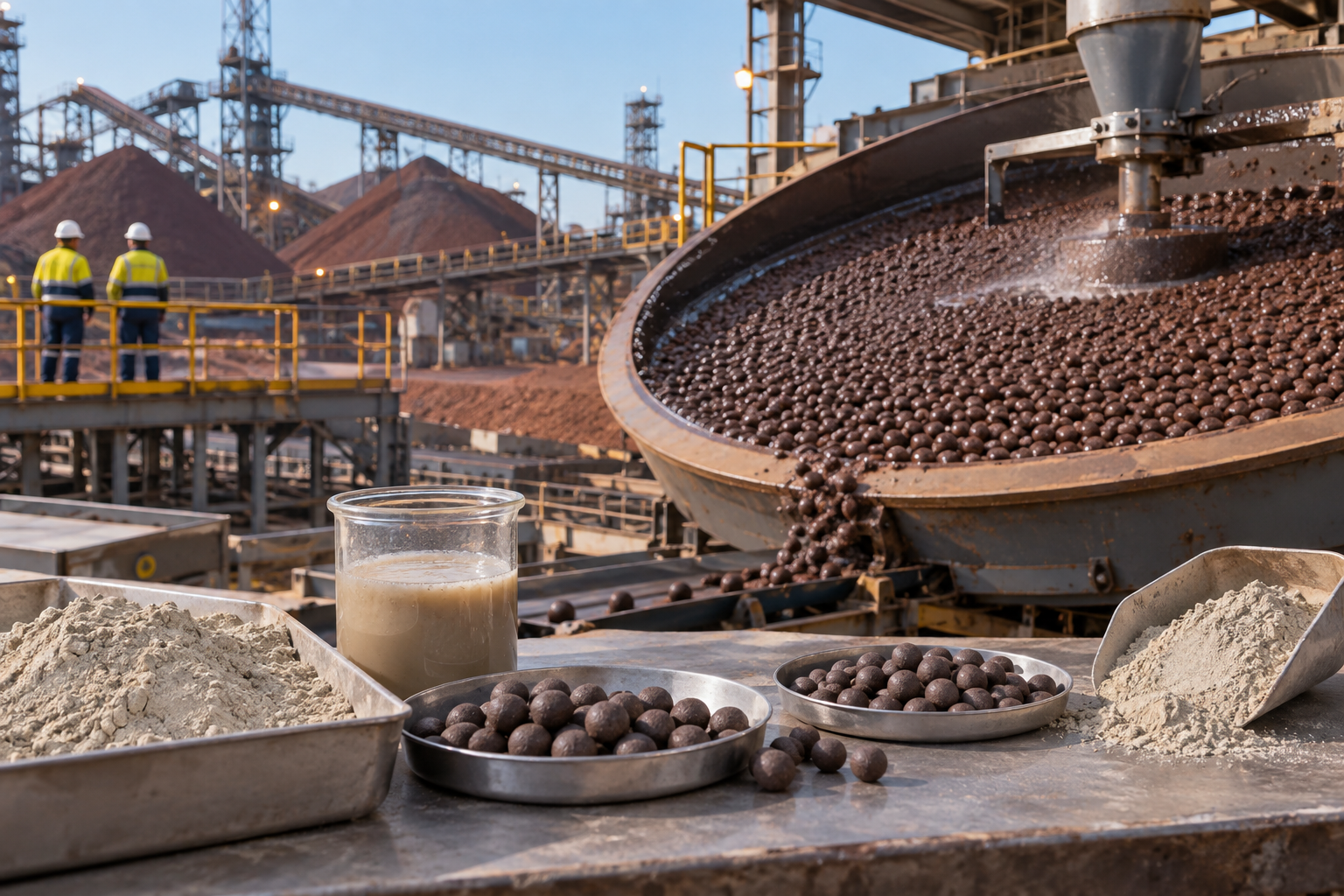 Bentonite for Iron Ore Pellets: Improve Pellet Quality