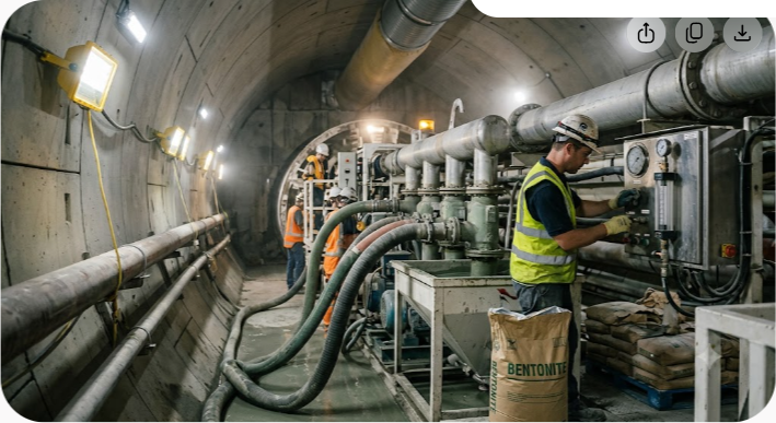 Bentonite for Tunnel Boring Slurry: TBM Guide