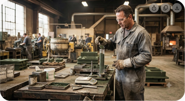Bentonite in Foundry Casting: Improve Green Sand Molds