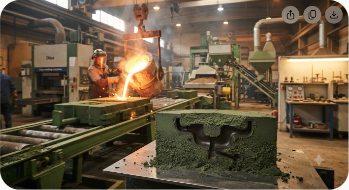 Bentonite in Foundry Casting: Improve Green Sand Molds