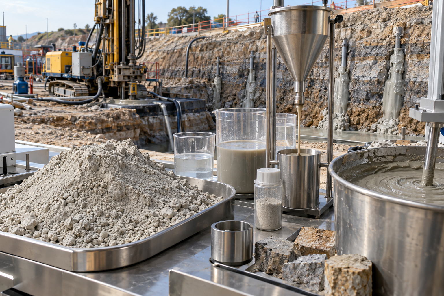 How to Choose Bentonite for Geotechnical Grouting