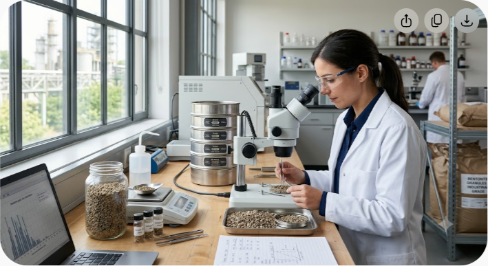 Bentonite Granule Size: How It Affects Performance