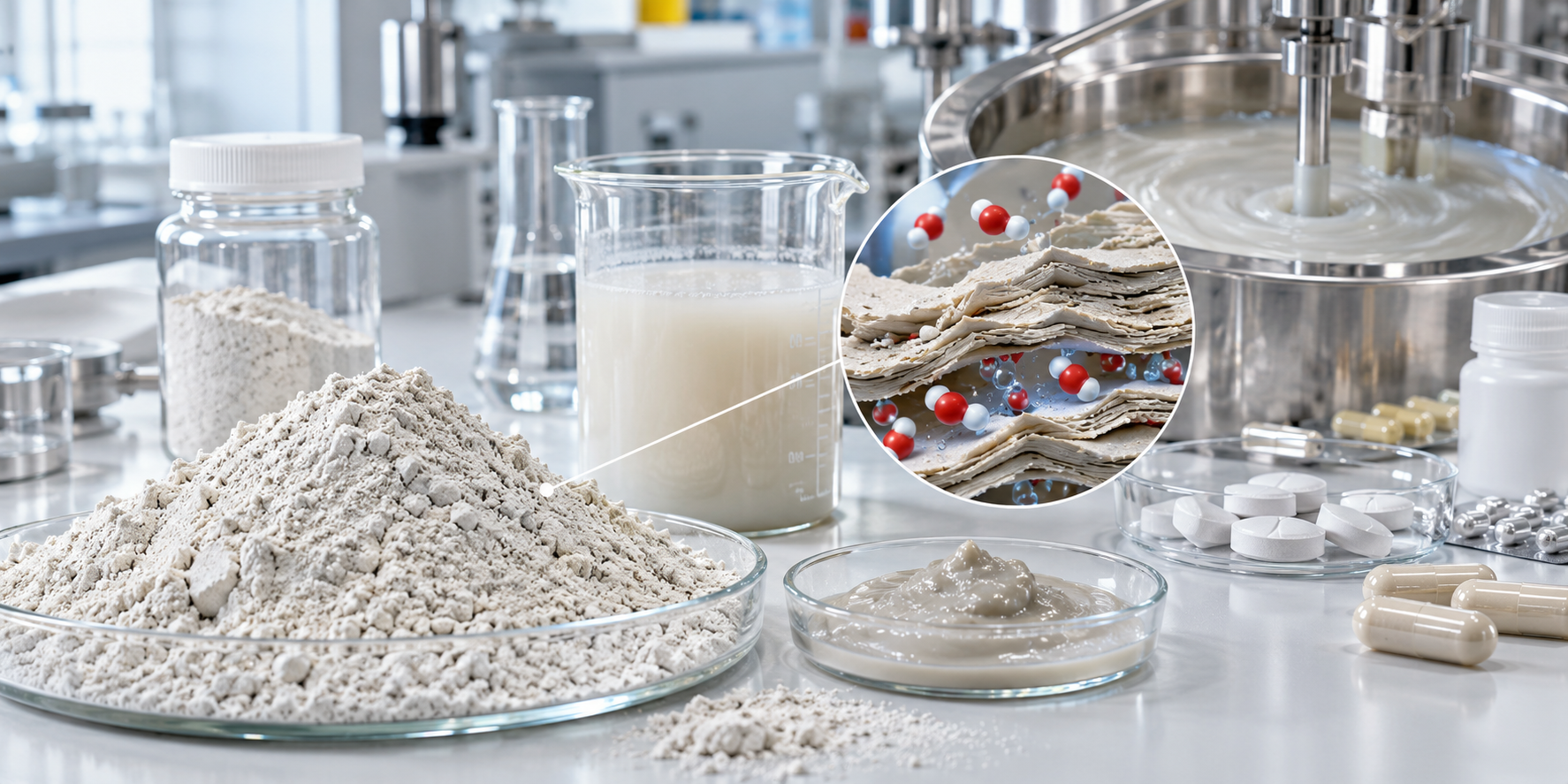 Bentonite for Pharmaceutical Formulations: Uses & Benefits