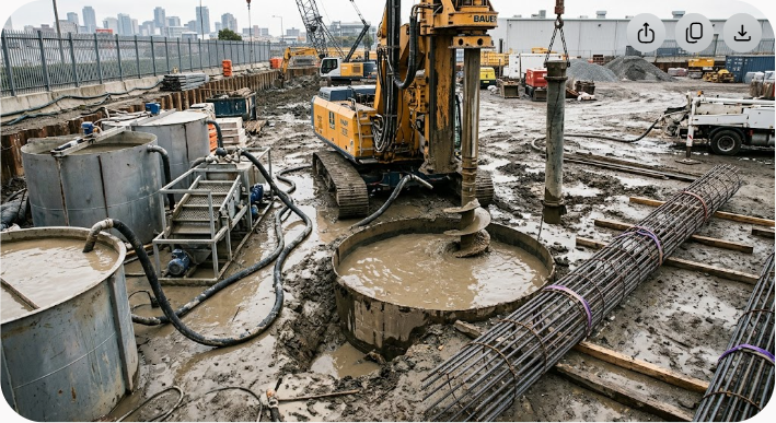 Bentonite for Pile Foundation Slurry: Key Benefits