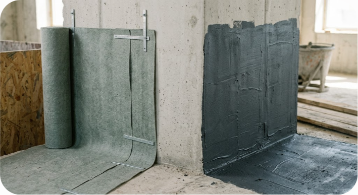 Bentonite Sheets vs Liquid Coatings: Waterproofing Compared