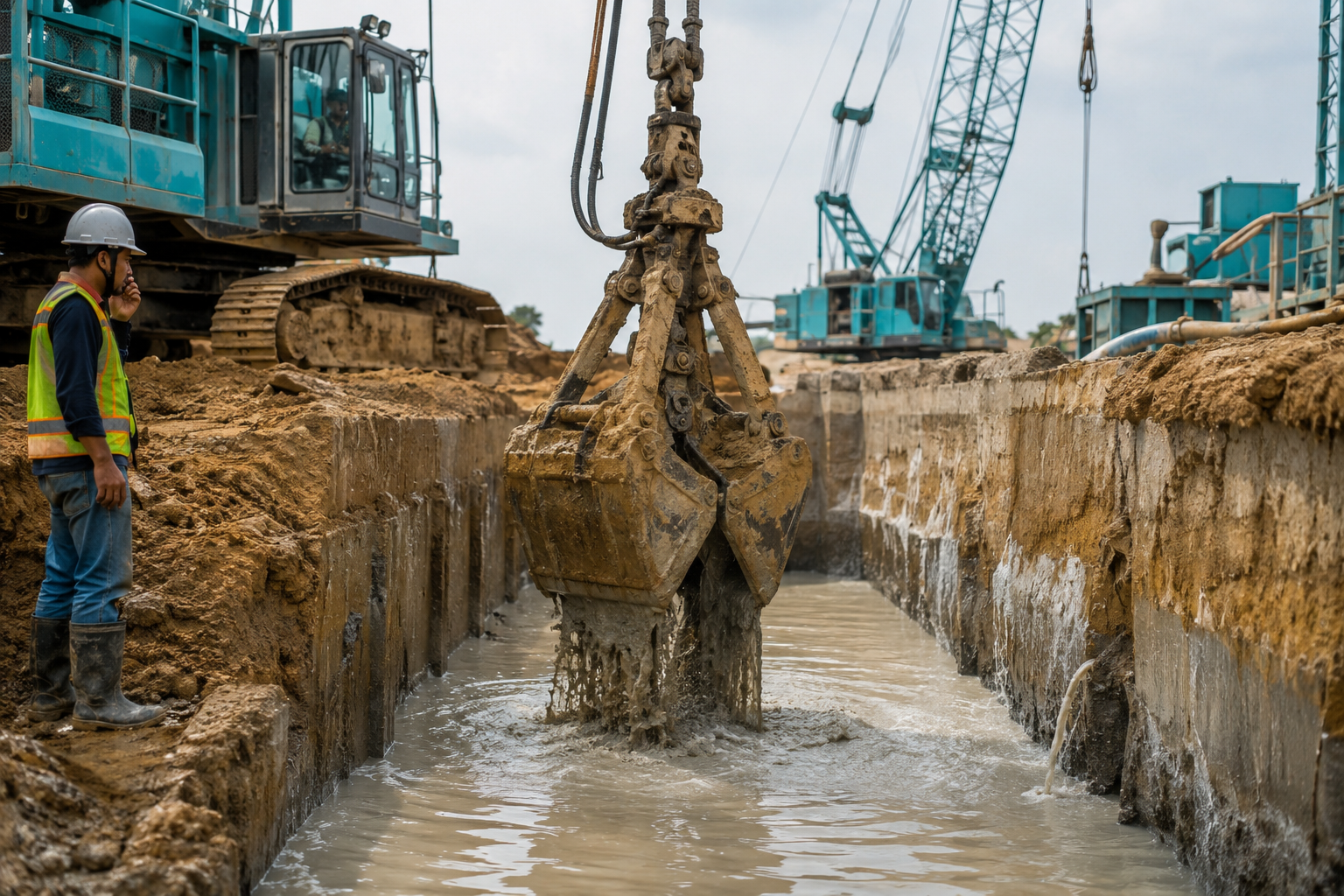 Bentonite Slurry for Diaphragm Walls: Excavation Guide