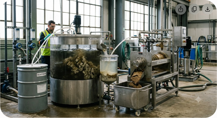 Bentonite Solutions for Wastewater Treatment and Geotechnical Sealing