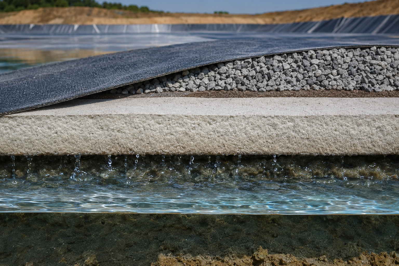 Bentonite Solutions for Wastewater Treatment and Geotechnical Sealing