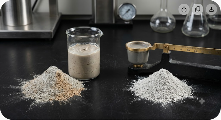 Bentonite vs Barite: Drilling Fluid Performance Guide