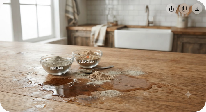 Bentonite vs Fuller's Earth for Oil Absorption Guide