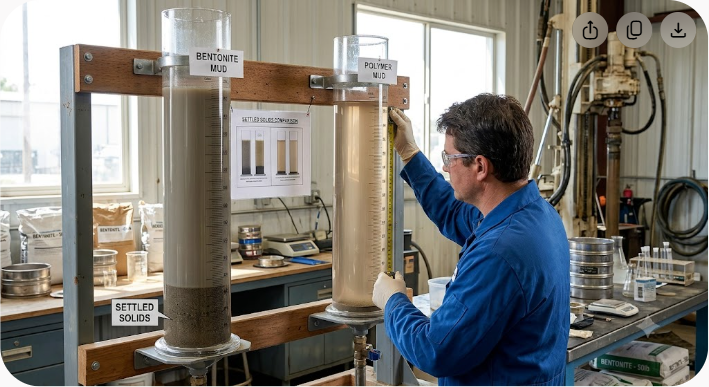 Bentonite vs Polymer Mud for Water Well Drilling
