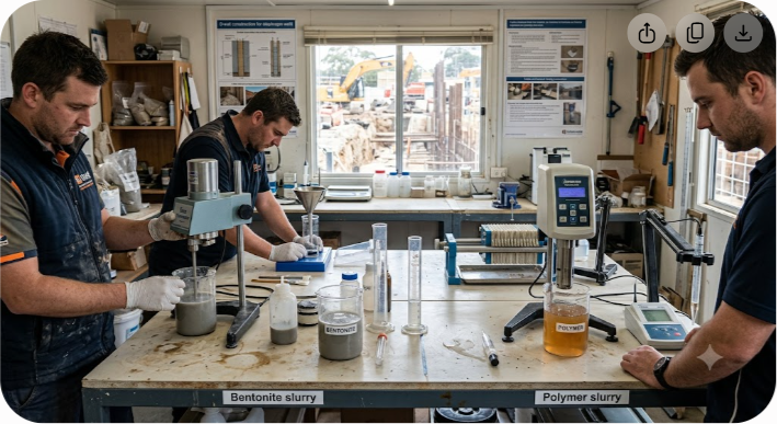 Bentonite vs Polymer Slurries for Diaphragm Walls