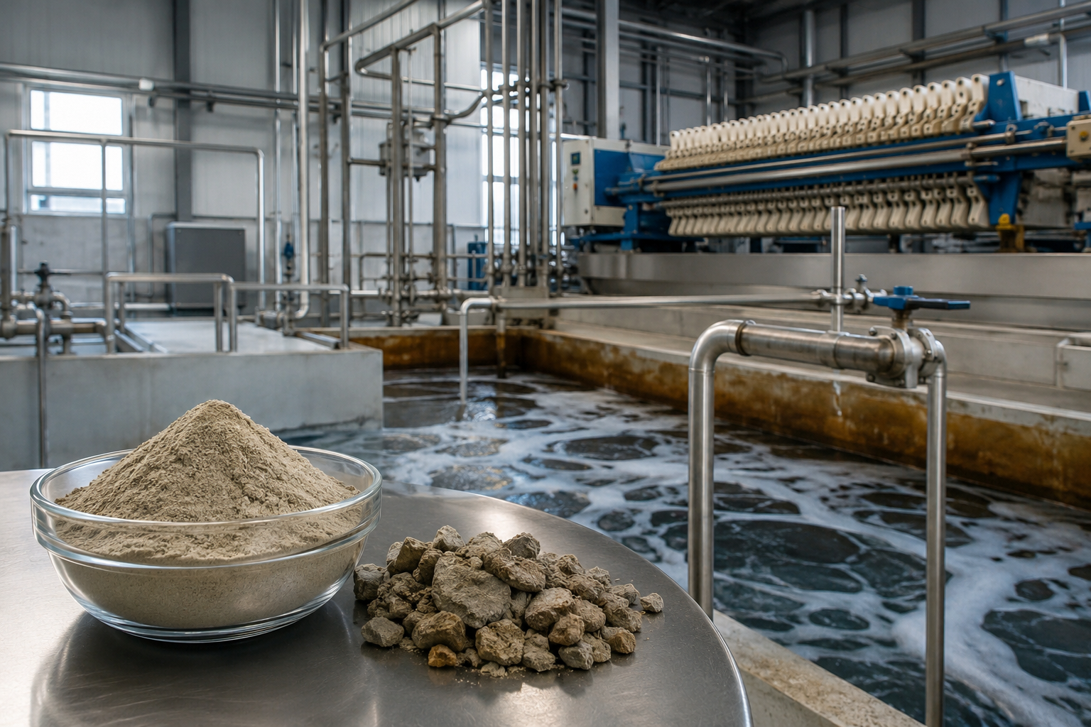 Bentonite for Water Purification and Wastewater Treatment