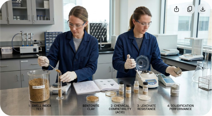 Bentonite Selection for Hazardous Waste Solidification