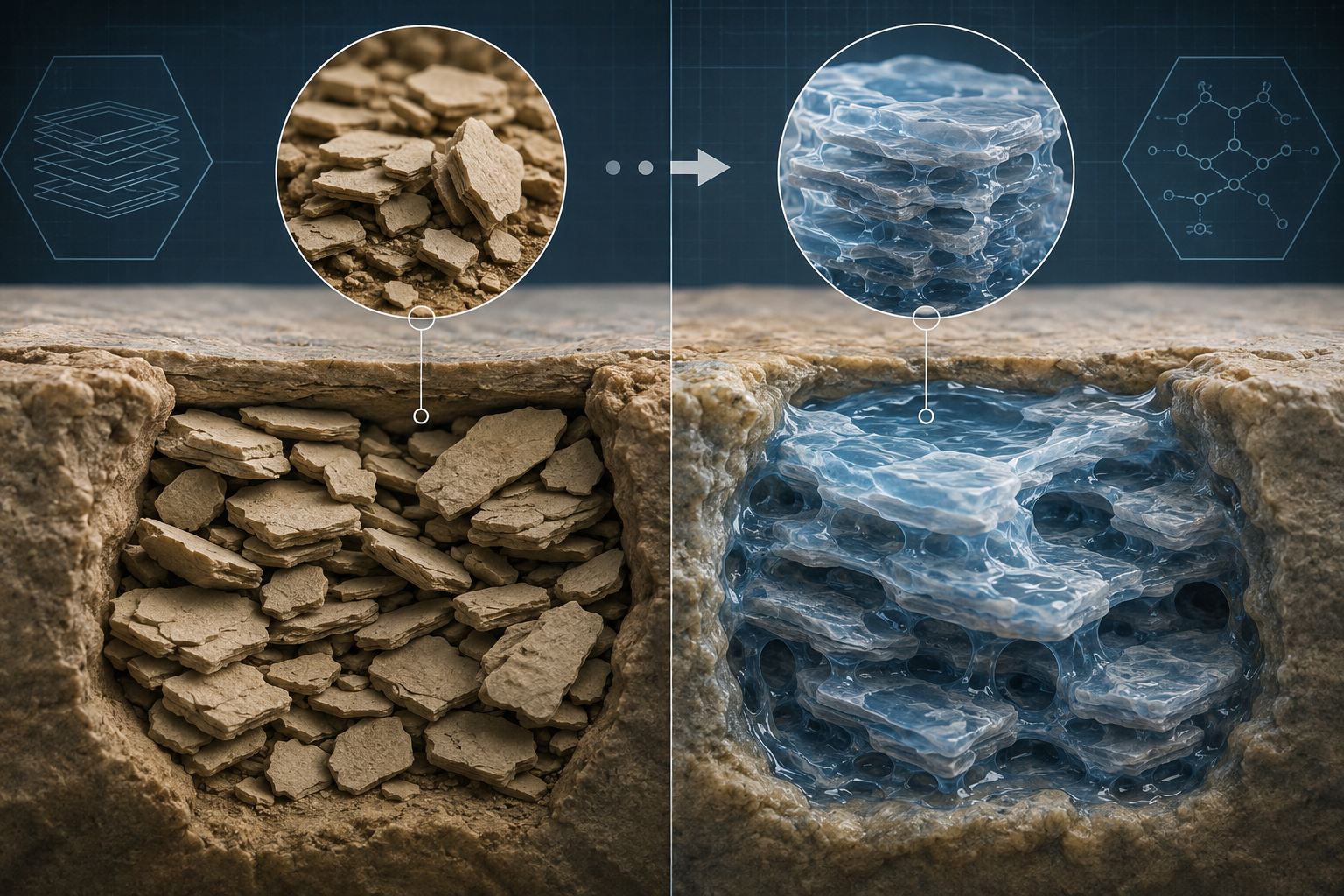 High Swelling Bentonite: Civil Engineering & Water Use
