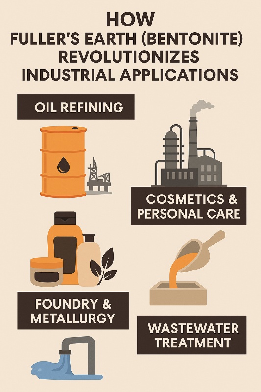 How Bentonite Revolutionizes Industrial Applications