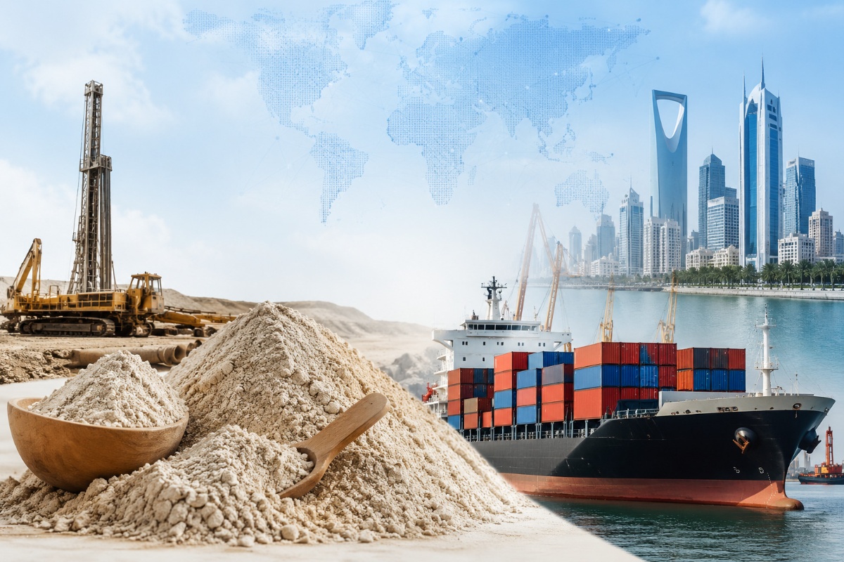 Sodium Bentonite Export to Saudi Arabia: Specifications & Pricing