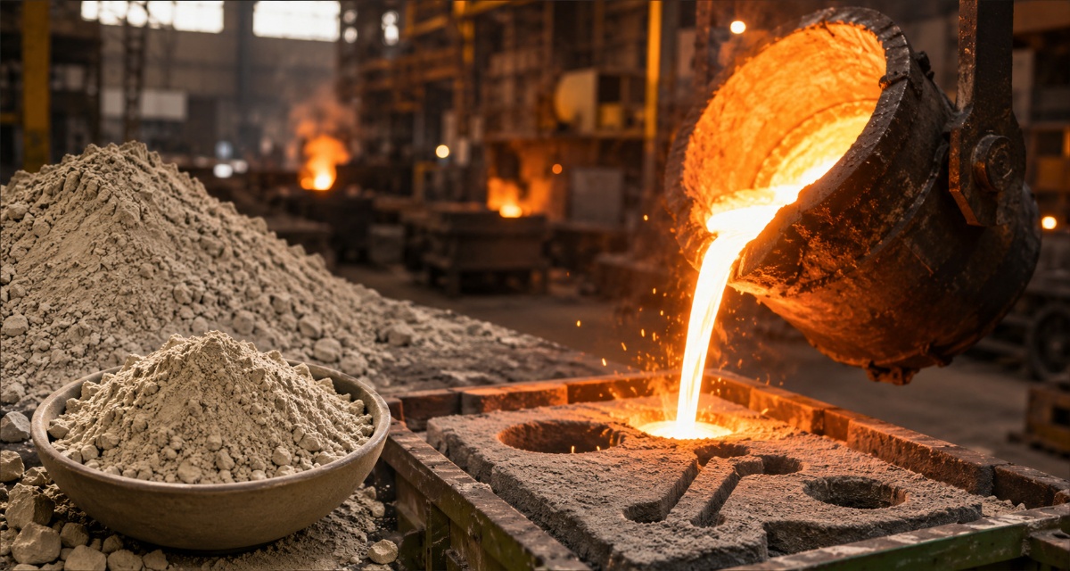 How Saudi Foundries Use Indian Bentonite for Metal Casting