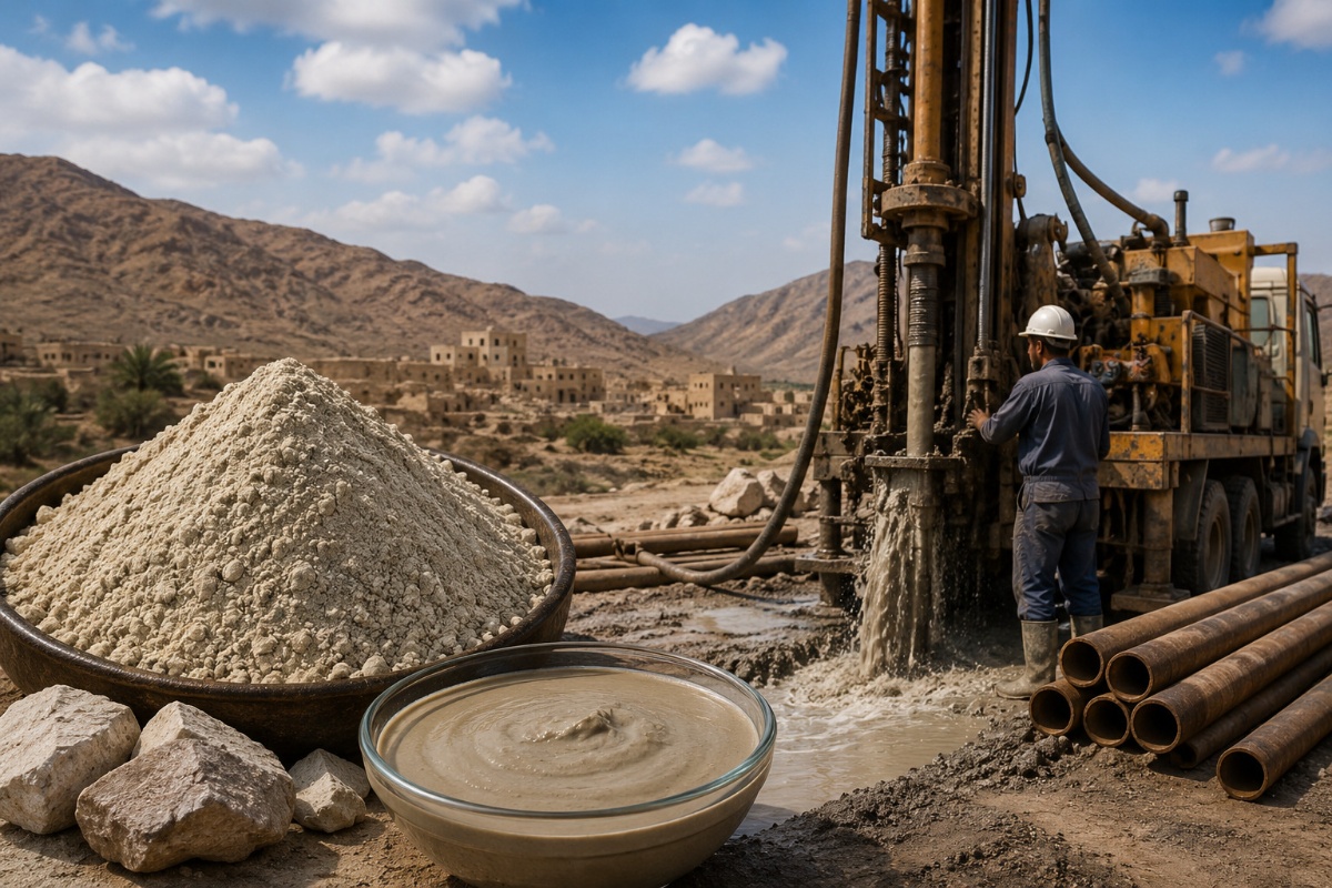 How Yemeni Industries Use Bentonite for Water Well Drilling