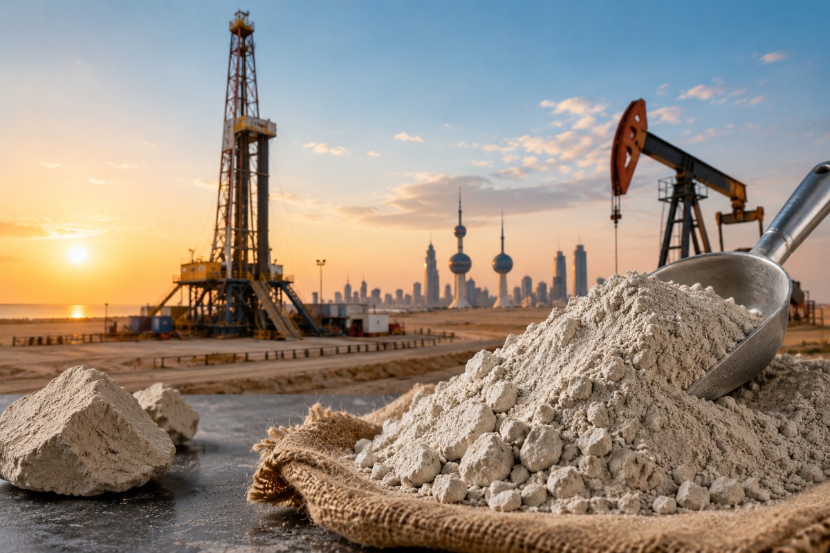  Sodium Bentonite for Kuwait Oil & Gas Drilling Applications