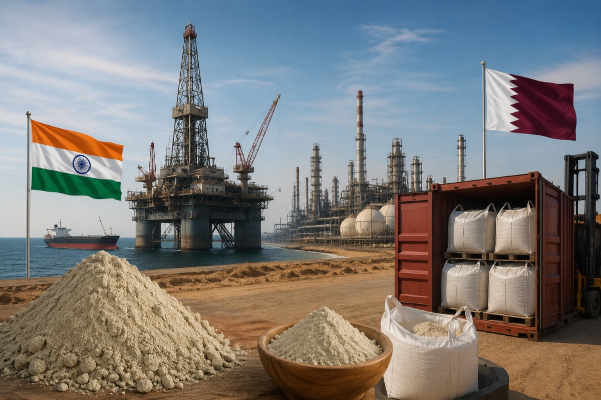 How Qatar Oil Drilling Companies Import Bentonite from India