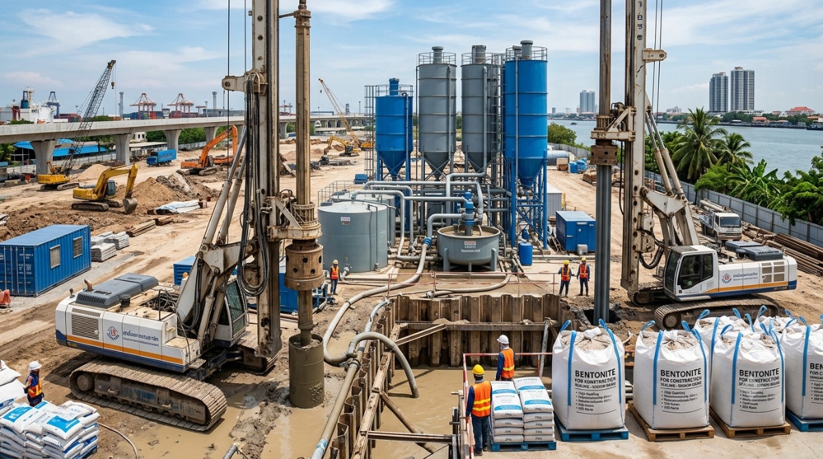 Bentonite for Construction Sealing in Thailand: What to Order