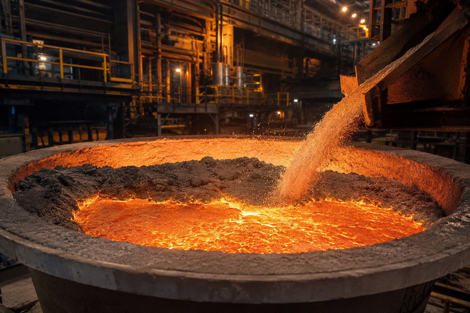 Prevent Slag Carryover in Steelmaking with Bentonite