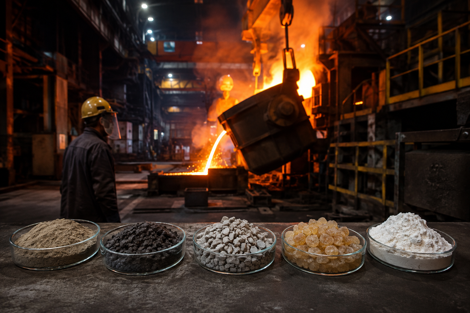 Prevent Slag Carryover in Steelmaking with Bentonite