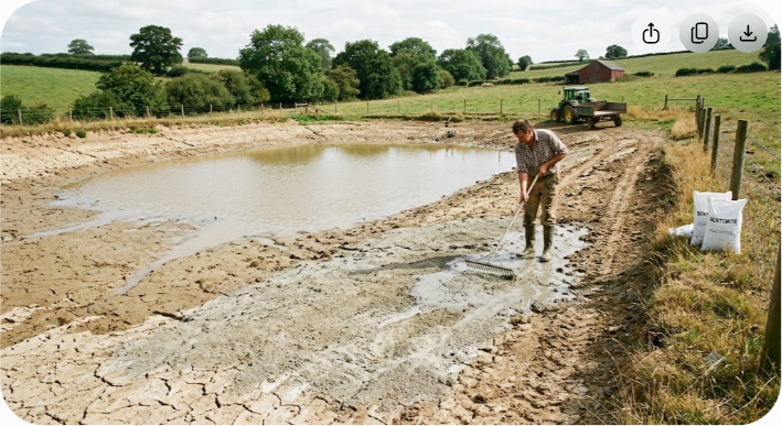 Seal a Leaking Farm Pond with Sodium Bentonite: 5 Steps